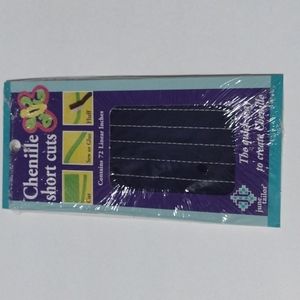 5/$20 Navy Chenille Shortcuts June Tailor JT219